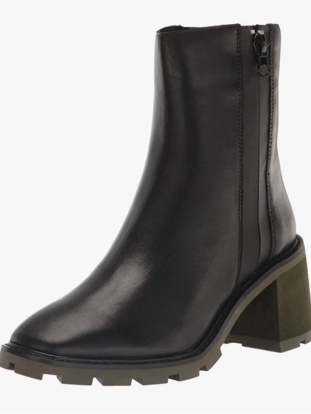 Sanctuary Primetime Leather Platform Ankle Boots Black US 8M